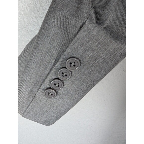 Giorgio Armani Blazer Mens Medium Gray Two Button Suit Jacket - Picture 5 of 7
